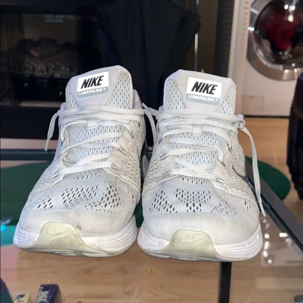 White Nike Lunarglide 7 - size 12